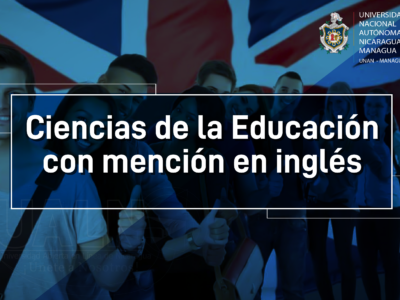 CIENCIAS DE LA EDUCACIÓN, CON MENCIÓN EN INGLÉS