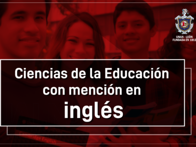 CIENCIAS DE LA EDUCACIÓN, CON MENCIÓN EN INGLÉS