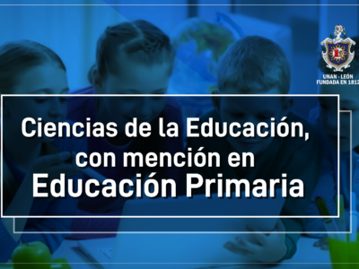 CIENCIAS DE LA EDUCACIÓN, CON MENCIÓN EN EDUCACIÓN PRIMARIA